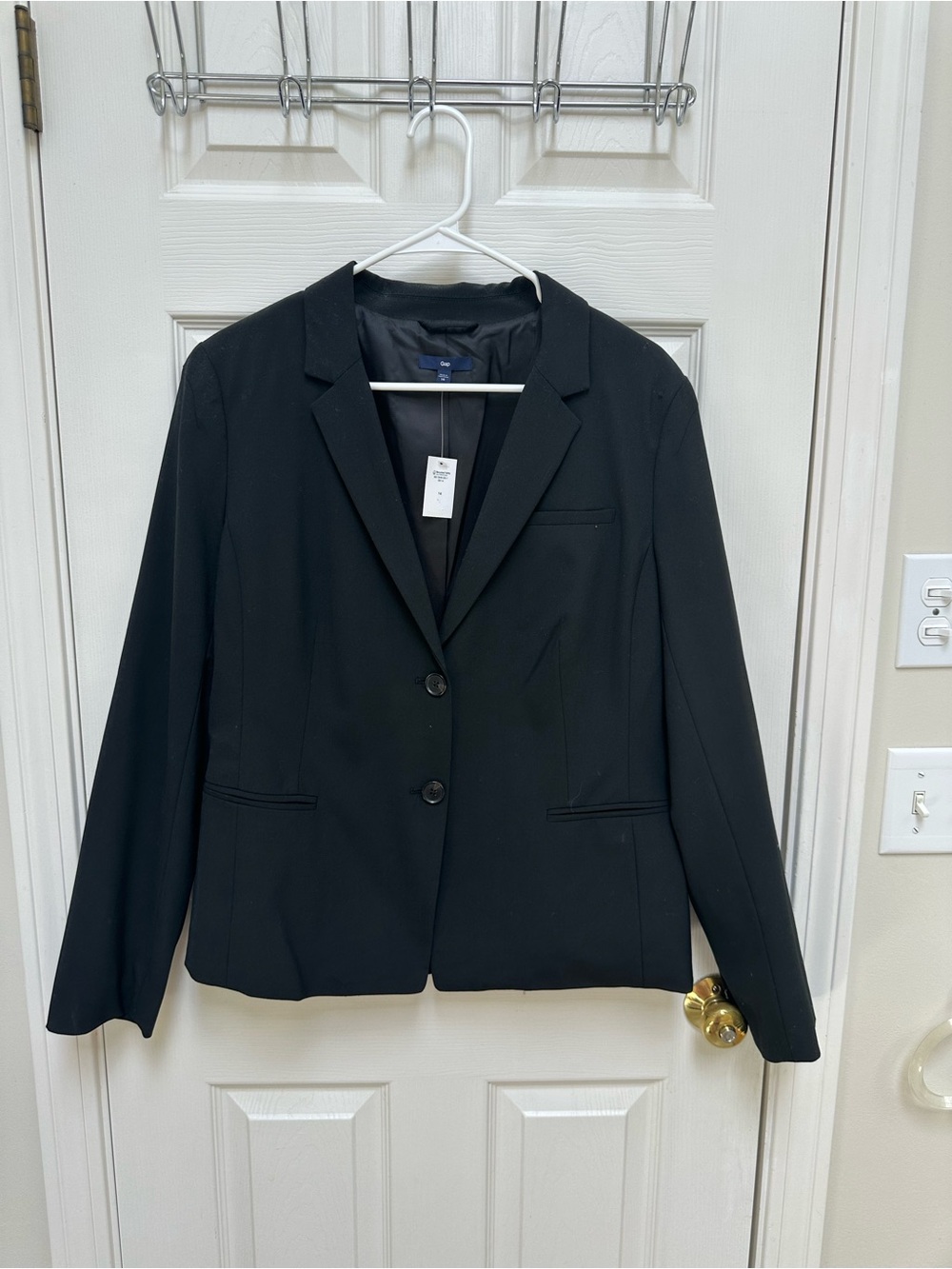 GAP Women's Black Two-Button Blazer